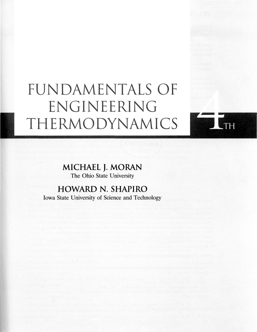 fundamentals of engineering thermodynamics pdf